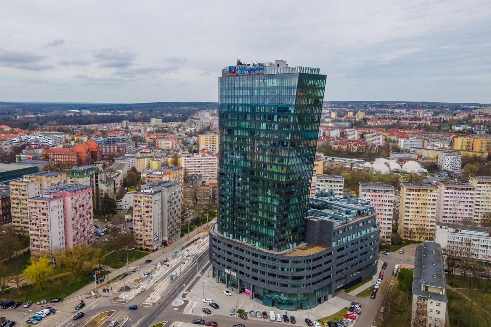 Hanza Tower Lux Sauna&Pool Szczecin Exterior photo